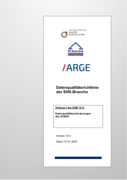 DQR Anhang 3 ZVSHK, Version 10.0